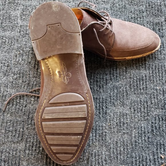 Cole Haan Men's Brown Suede Oxford Shoes - Size 8 - Picture 4 of 5
